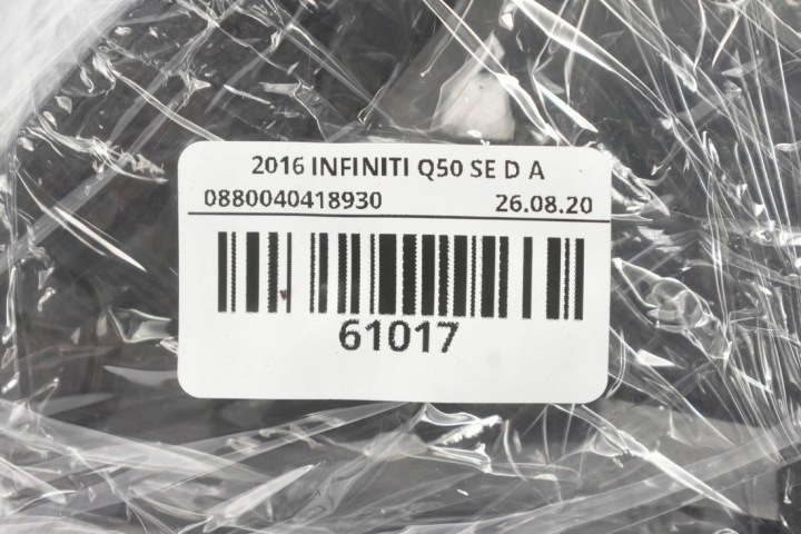 INFINITI Q50KRATKA CONDUIT D'AIR CENTRALE DROITE USA 13-