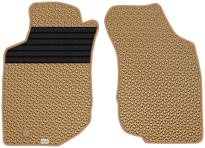 TOYOTA HILUX VII 2005-2015 ALFOMBRILLAS GOMA PARA COCHE EVA COLOR BEIGE 