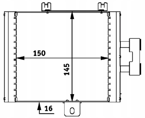 MAHLE CLC 47 000P RADUADOR OLEJU, ACEITE SILNIKOWY 