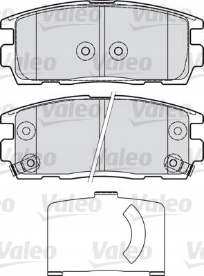 ZAPATAS DE FRENADO VALEO 598941 