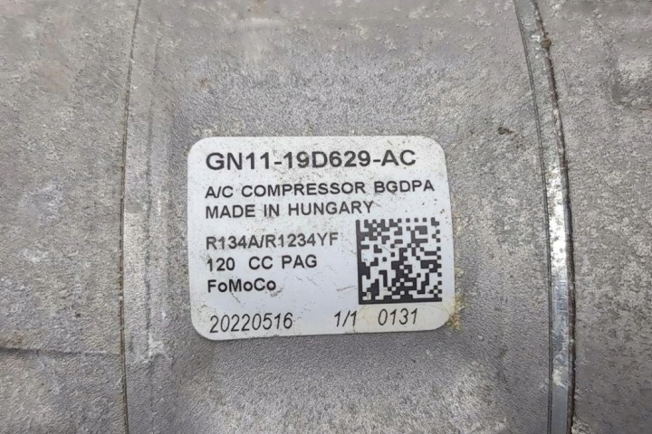 COMPRESSEUR DE CLIMATISATION FORD KUGA II (DM2) GN1119D629AC 1.5L GASOLINE 2022