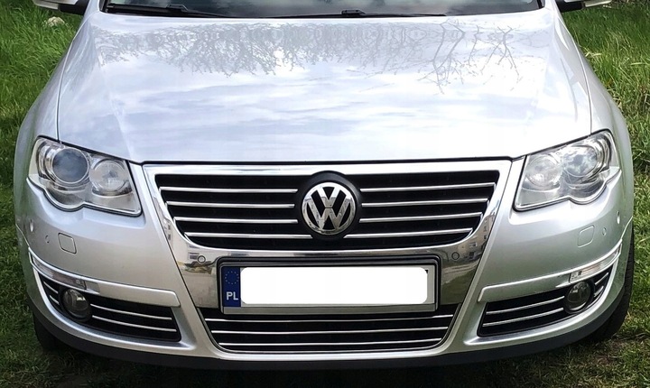 VW PASSAT B6 - MOLDURAS CROMO REJILLA DE RADIADOR TUNEADO JUEGO 