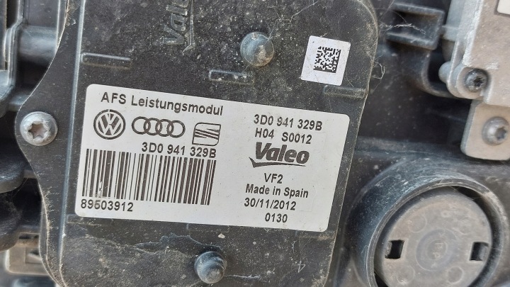 VW PASSAT B7 3AB XÉNON LED GAUCHE ROTATIF PROJECTEUR PHARE GAUCHE 3AB941751