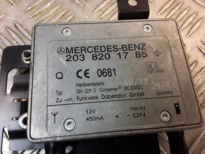 MERCEDES-BENZ E W211 CONTRÔLEUR MODULE ALARME