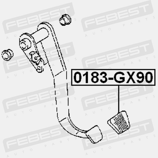 FEBEST BRIDA AL PEDAL SPRZEGLA/HAMULCA 