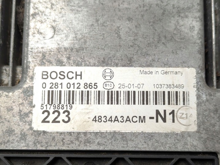 KIT DE DÉMARRAGE FIAT DOBLO RESTYLAGE 2007 51798819