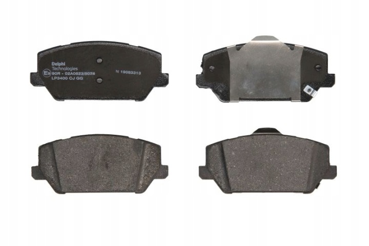 PLAQUETTES FREIN AVANT DELPHI LP3400
