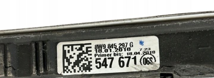 AUDI A4 B9 UNIVERSEL VITRE CARROSSERIE GAUCHE TEINTÉ 8W9845297G ORIGINAL