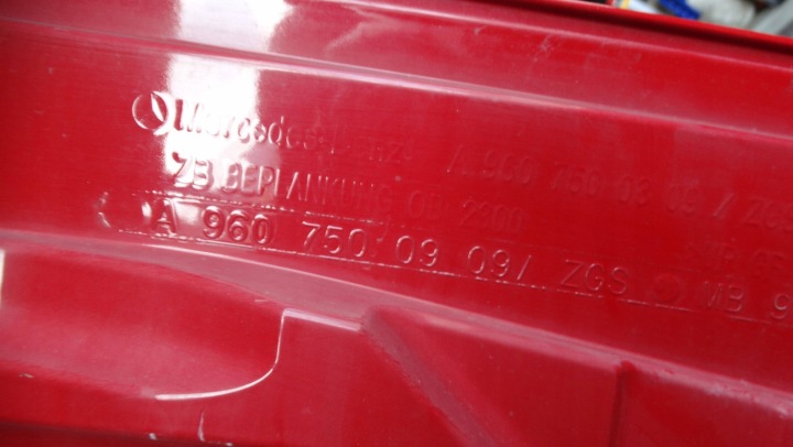 CAPOT A9607500309 MERCEDES ACTROS MP4