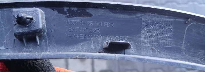 RENAULT KOLEOS II MOULURE GARDE-BOUE ARRIÈRE DROIT ARRIÈRE 788742722R 2022R