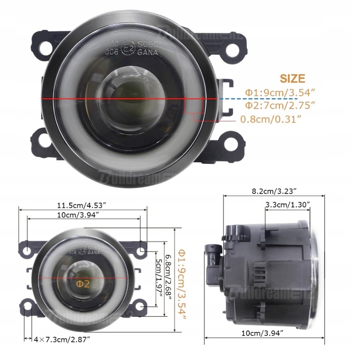 LUZ PARA CONDUCTOR DE DÍA FORD FOCUS MK3 C-MAX 