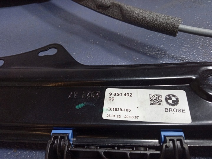 BMW I4 G26 ÉLÉVATEUR VITRES AVANT DROIT AVANT 9854492