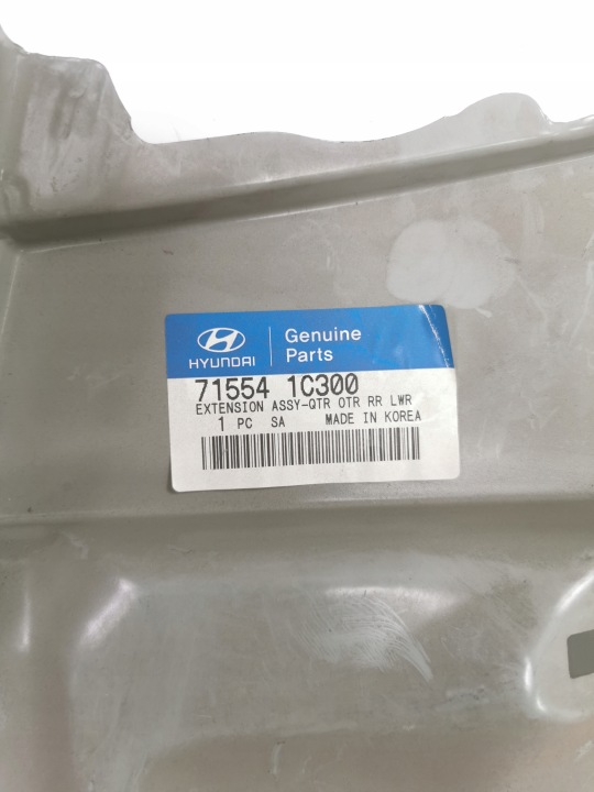RALLONGE PANNEAUX ARRIÈRE GAUCHE ARRIÈRE HYUNDAI GETZ 2002- OE 71554 1C300