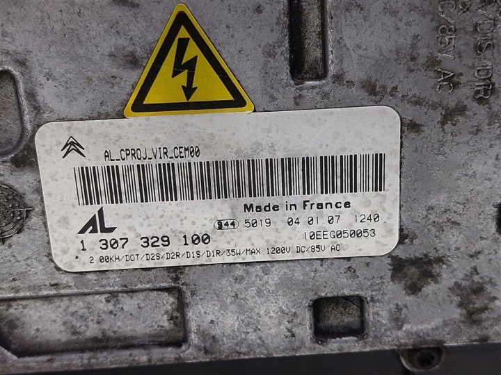 PROJECTEUR PHARE AVANT GAUCHE XÉNON CONVERTISSEUR CITROEN C6 05-12R 9660983180