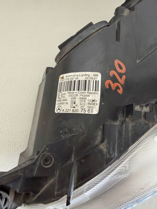MERCEDES S-KLASA W221 NIGHTVISION BIXENON PHARE AVANT GAUCHE A2218207561