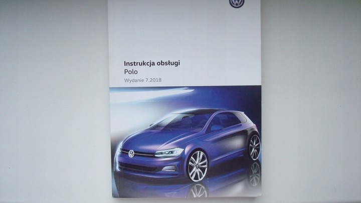 VW POLO VI 2017-2020 POLSKA MANUAL MANTENIMIENTO KOLOROWA VW POLO 2018 AÑO 