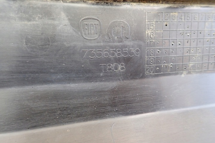 FIAT TIPO 2 II 15- DOUBLURE SPOILER PARE-CHOCS ARRIÈRE ARRIÈRE 735658539 OE
