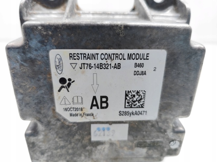 FORD TRANSIT COURIER CONTRÔLEUR MODULE AIRBAG 1.5 ECOBLUE DIESEL 2019 4/5DR