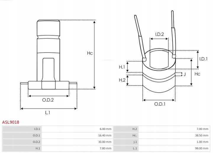 AUTOSTARTER BAGUE COMMUTATEUR ALTERNATEUR