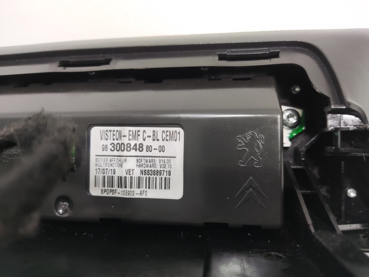 ÉCRAN MONITEUR MONITEUR RADIO RADIO PARTENAIRE BERLINGO IV 9830084880 19-24