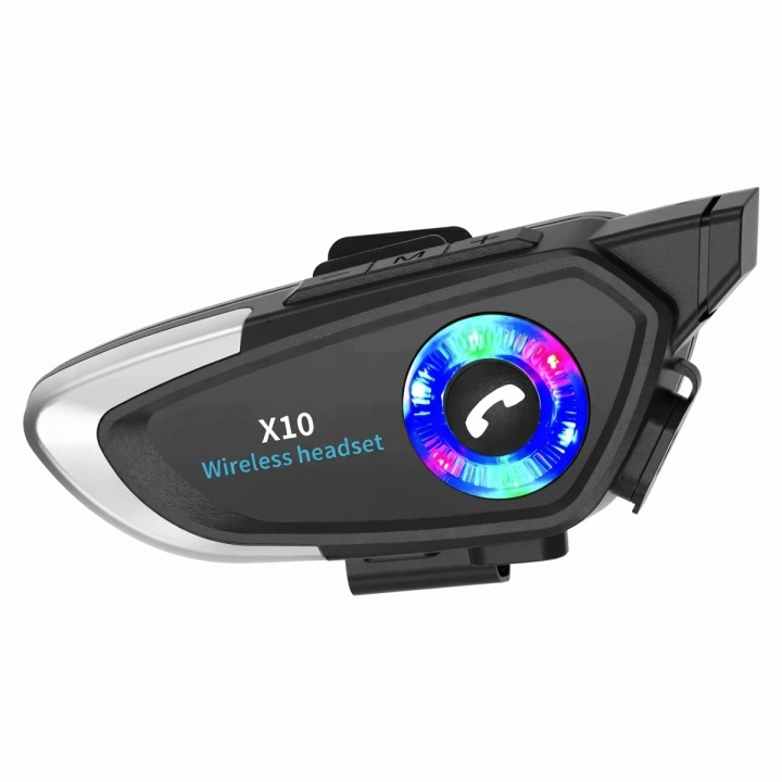 INTERCOM MOTOCYCLETTE X10 – BLUETOOTH 5.4, IPX6, 40H BATTERIES
