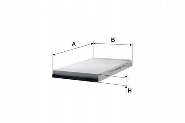 FILTRON FILTRE VENTILATION ESPACES PASAZERSKIEJ