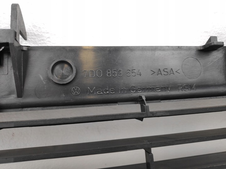 VW T4 GRILLE CALANDRE PARE-CHOCS AVANT 7D0853654