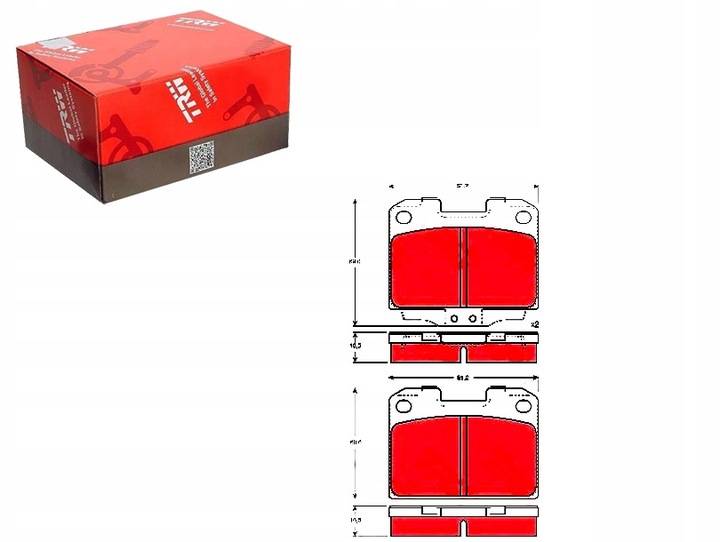 SET PADS BRAKE TRW WITH PAD916 ADC44246 photo 1 - milautoparts-fr.ukrlive.com