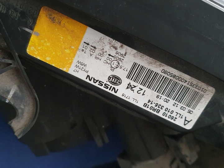 PHARES AVANT JEU NISSAN QASHQAI J10 LIFT 1LL010335-07