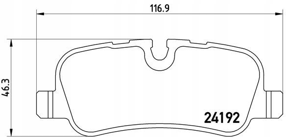 BREMBO P 44 013 JUEGO ZAPATAS HAMULCOWYCH, HAMULC 