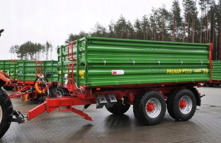 REMORQUE ROLNICZA TANDEM PALETOWA PRONAR PT510 10T BÂCHE GRATUIT RATY 0%