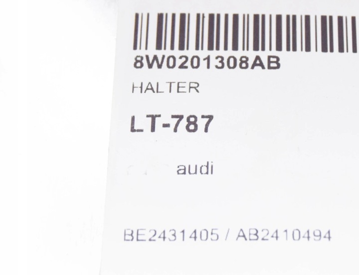 AUDI A4 AVANT B9 POIGNÉE SUR CONTENANT AVEC WEGLEM AKTYWOWANYM 8W0201308AB