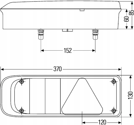 LAMP REAR REAR LEFT 2VP 340 931-171 DAF DOLL KOGEL KRONE SCANIA HELLA 