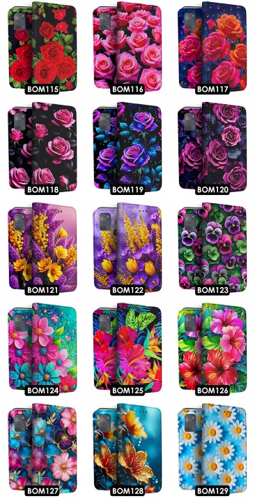 ÉTUI AVEC CLAPET SUR TÉLÉPHONE MOTOROLA MOTO G50 CASE PORTFEL AVEC WZOREM VERRE