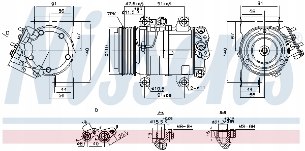 COMPRESOR DE ACONDICIONADOR INFINITI QX56 5.6 09.03-12.09 