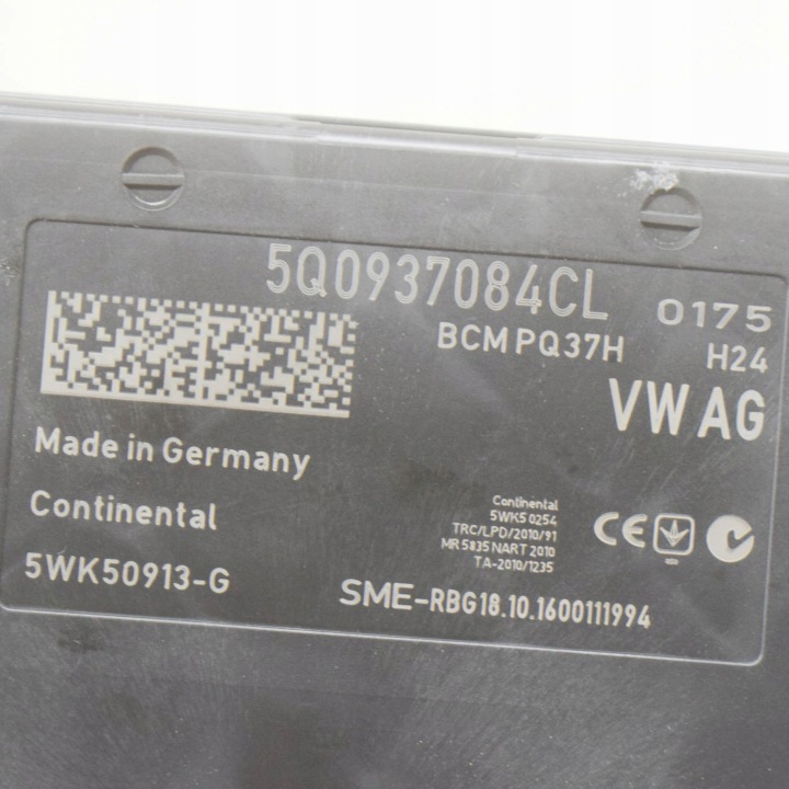 VOLKSWAGEN GOLF VII 2016 CONTRÔLEUR MODULE CONFORT