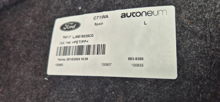 FORD KUGA III MK3 19- PASSAGE DE ROUE GAUCHE AVANT NOUVEAU ORIGINE