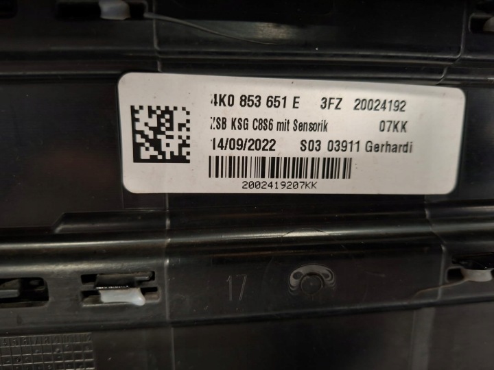 PARE-CHOCS AVANT AUDI A6 C8 S-LINE 4K0807437C 4K0807151A 4K0853651E