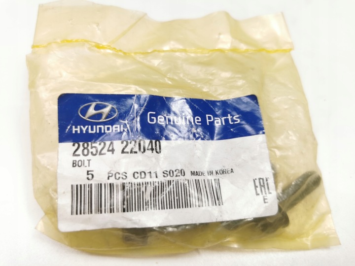 VIS COLLECTEUR ÉCHAPPEMENT HYUNDAI ATOZ PRIME 2001- OE 28524 22040
