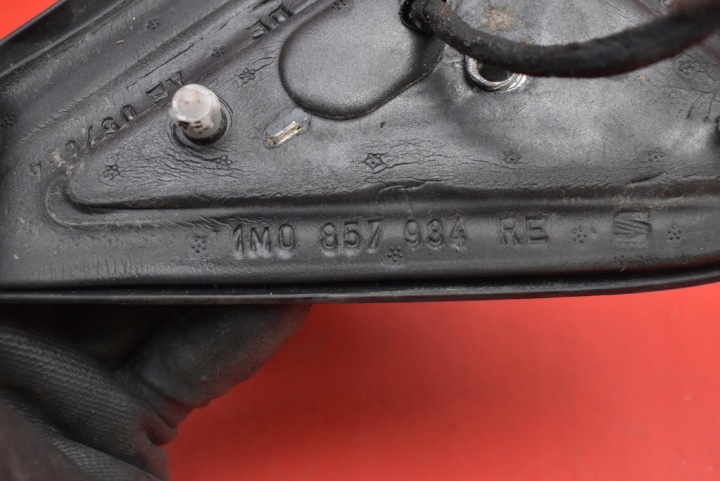 RÉTROVISEUR DROIT NOIR EUROPE 1M0857934RE SEAT LEON 1 I 99-05 9 GOUPILLE