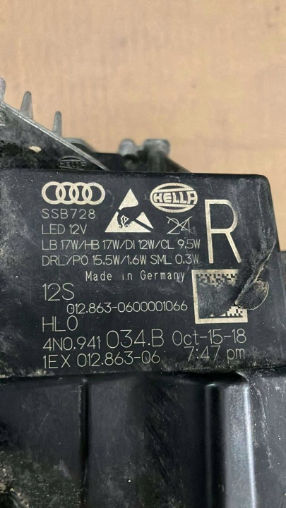 CONTRÔLEUR MODULE PHARE AUDI A8 D5 4N0.941034.B OE 80A907397D 7PP.941.571.AC