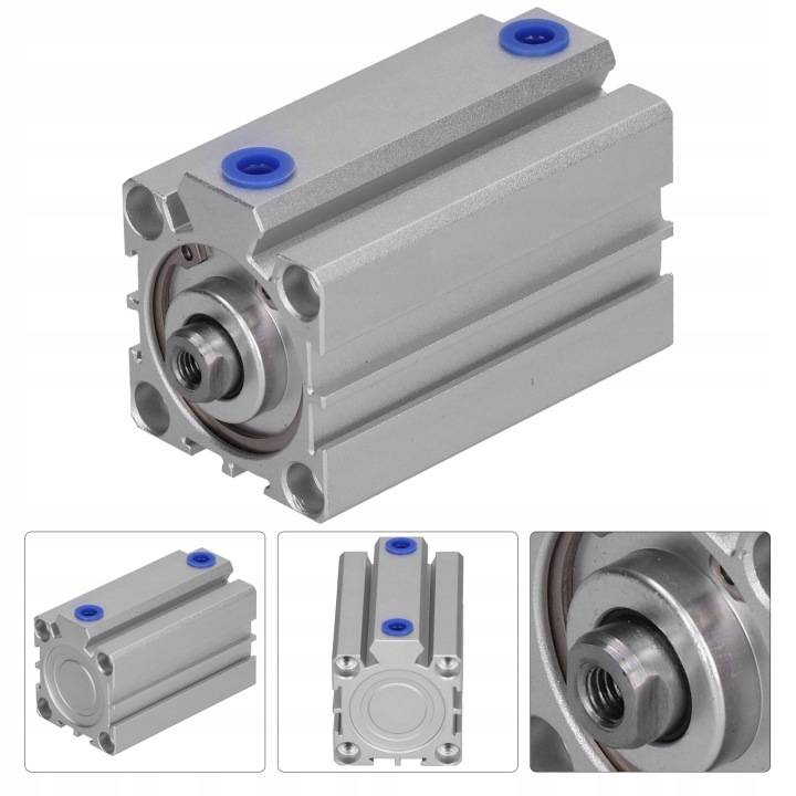 GUIDE PNEUMATIQUE ALUMINIUM PISTON AÉRIEN DWUSTRONNEGO DZIALANIA PT1/8 OUVERTURE 32MM SDA32X75
