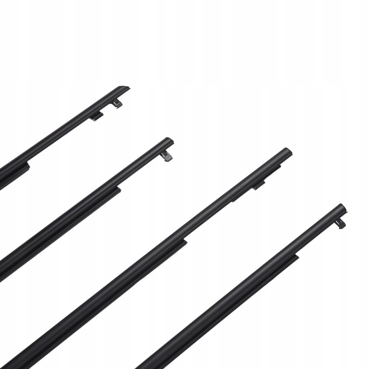 4 PCS DOOR BELT MOULDING WEATHERSTRIPS 75710?47021 OUTSIDE WINDOW SEAL BELT