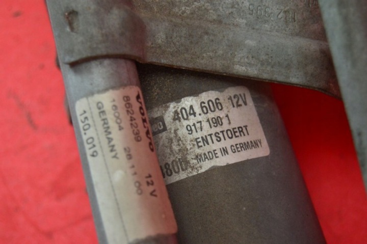 MÉCANISME PETIT MOTEUR ESSUIE-GLACES AVANT EUROPE 8624239 VOLVO S60 1 I 00-04