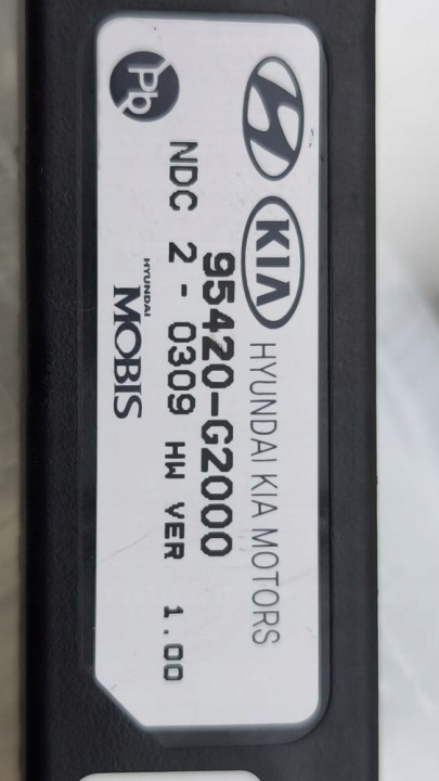HYUNDAI IONIQ AMPLIFICATEUR D'ANTENNE 2018 95420G2000