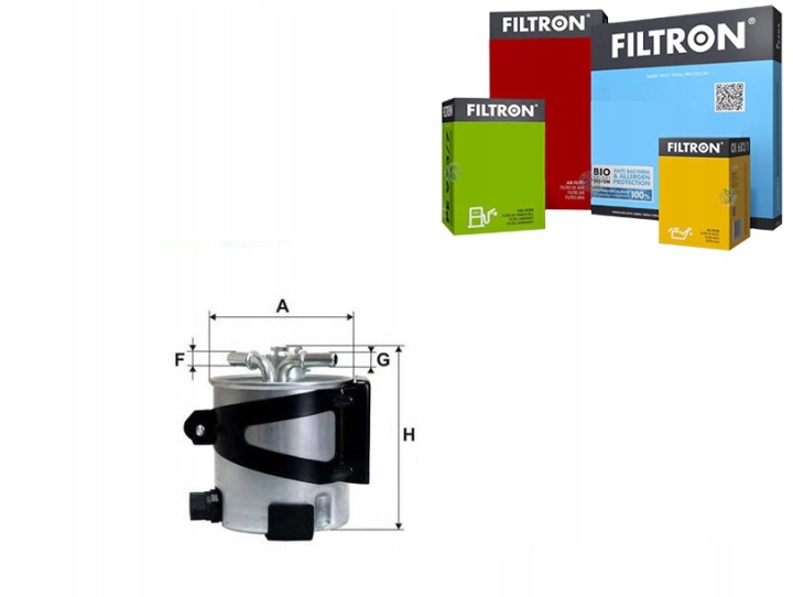 FILTRE HYDR AUTOMATE BOÎTES FT054 JAPANPARTS ASSISTANT KOLIZJA #12
