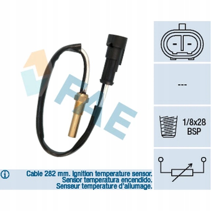 SENSOR TEMPERATURA DE LÍQUIDO REFRIGERACIÓN FAE 33555 