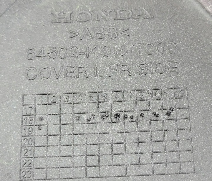 CÔTÉ COLLECTEUR GAUCHE HONDA NSS 125 300 FORZA 2018-2019R