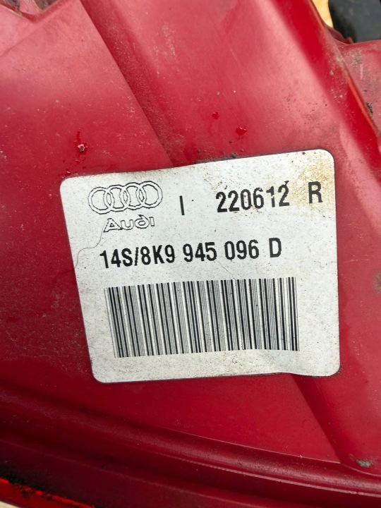 PHARE ARRIÈRE DROITE CÔTÉ AUDI A4 S4 B8 8K LIFT UNIVERSEL 8K9945096D