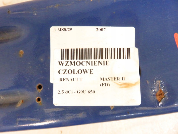 POUTRE PARE-CHOCS AVANT RENAULT MASTER II 8200189647E